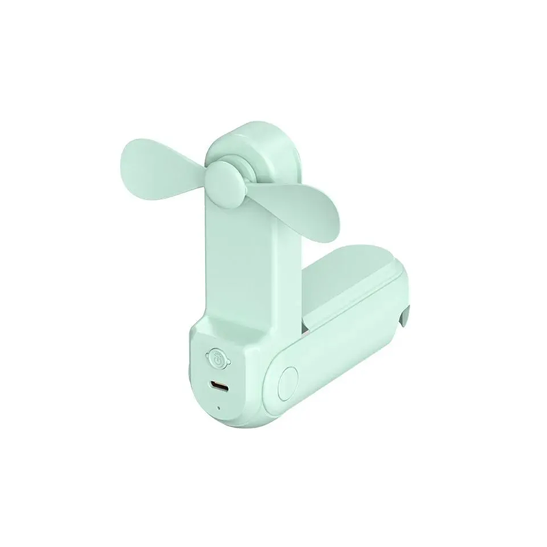 3-in-1 Portable Folding Fan Green