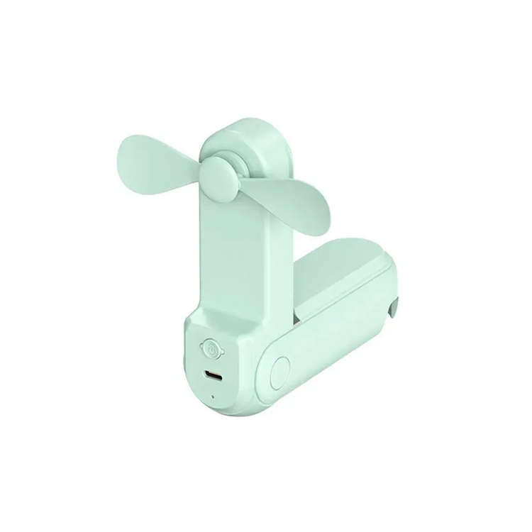 3-in-1 Portable Folding Fan Green